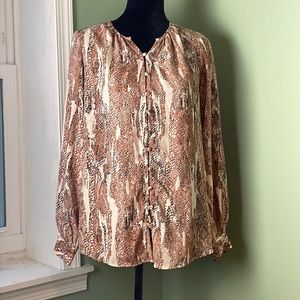 Nine West XS long sleeve blouse